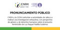 CNDH y la CEDHJ exhortan a autoridades de Jalisco a realizar una investigación exhaustiva, con perspectiva de género y de derechos humanos sobre el presunto feminicidio de Luz Raquel Padilla Gutiérrez